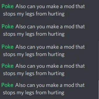 Legs Hurt