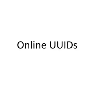 OnlineUUIDs
