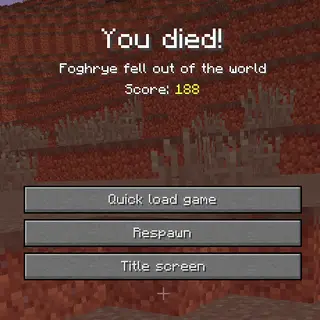 Quicksave-Quickload addon for CubicChunks