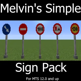Melvin's Simple Sign pack [MTS/IV]