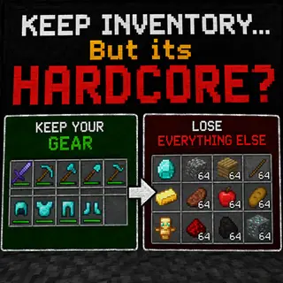 Keep inventory... But its hardcore?