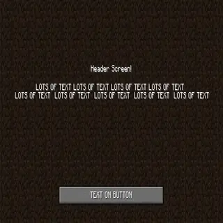 Pre Menu Screen