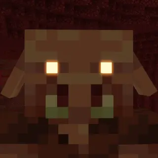 Glowing Eyes for Nether Pigs