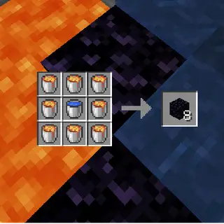 Craft Obsidian (in Buckets!)