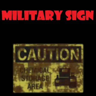 Military Sign