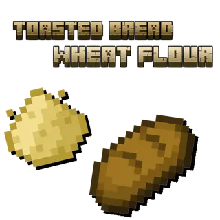 Toasted Bread And Wheat Flour