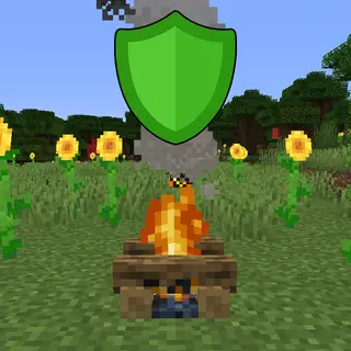No Hostiles Around Campfire (Legacy Fabric)