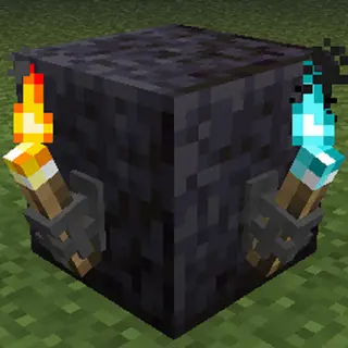 Standalone Detailed Torch Sconce