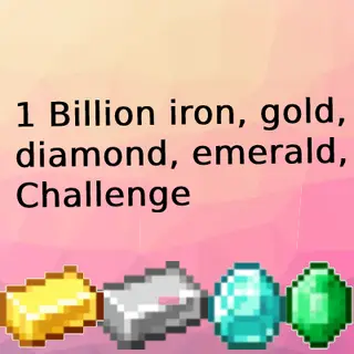 Billion resource Challenge!