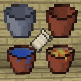 Clay Bucket [Fabric/Quilt]