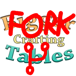 Bigger Crafting Tables - No Backpacks Edition