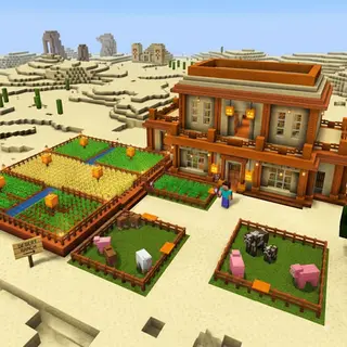 Hardcore Desert Ranch Estate & Auto-Farms Base [Achievement Friendly]