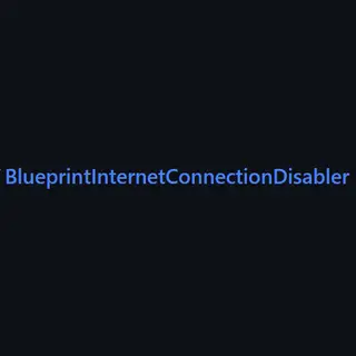 Blueprint Internet Connection Disabler