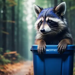 A Crafty Raccoon