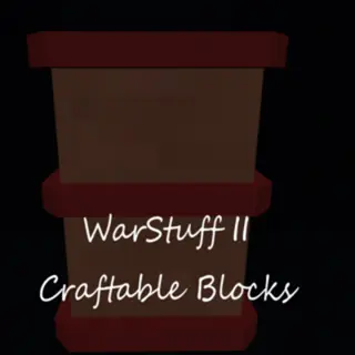WarStuff II - Craftable Blocks