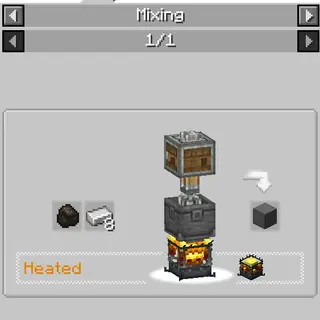 Steel recipe for Dave's Building Extended and Create