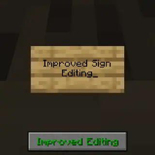 Improved Sign Editing
