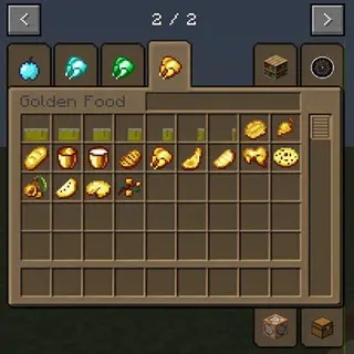 More Apples, Golden Food, Diamond Food, Emerald Food, End Void Totem and other different things