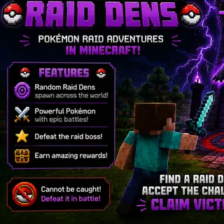 CobbleDrock Raid Den (Shop  update fixed bug fixes) 2.1.28