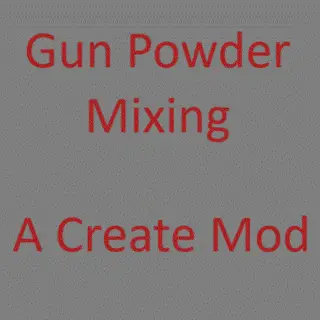 Create: Gunpowder Mixing