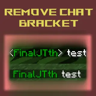 Remove Chat Bracket