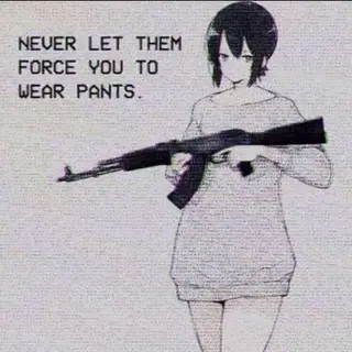 The guns aren't for the creepers