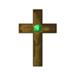 Emerald Cross Totem