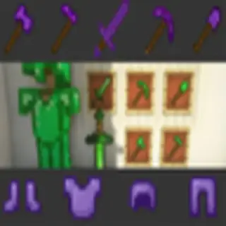 Amethyst and Emerald Equipment