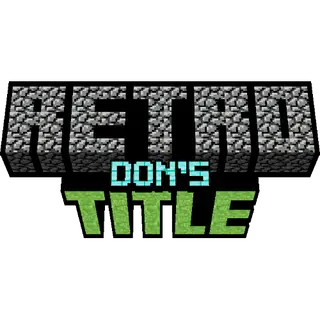 Don's Retro Title