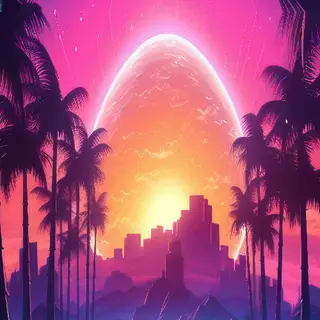 neon sky overlay