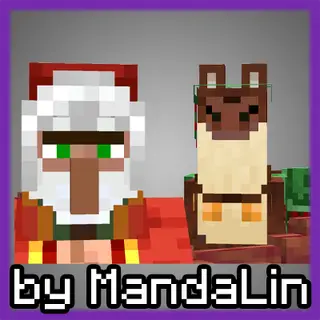 Wandering Santa Trader & Reindeer Llamas