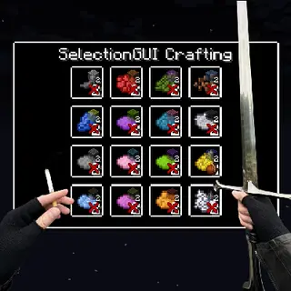 SelectionGUI Crafting - Continued
