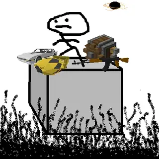 one block random item