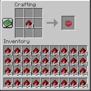Red dye from redstone