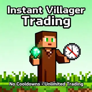 Instant Villager Trading (No Cooldown)