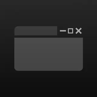 Dark Window Bar