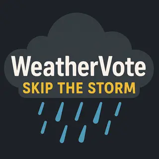 ☁️ WeatherVote – Skip the Storm ☀️
