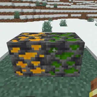 Blaze Powder Ore and Ender Pearl Ore