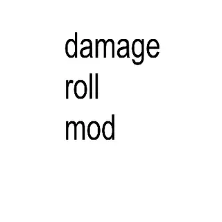 Damage Dice Roll