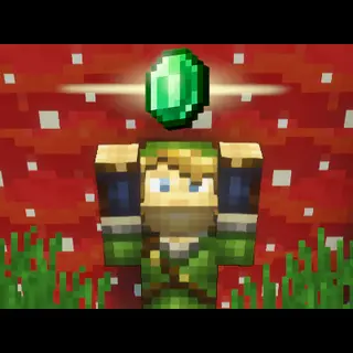 Grass Drops Emeralds (Like Rupees in Zelda)