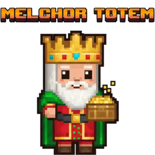 King Melchior Totem - Rey Melchior (Three Kings Day)