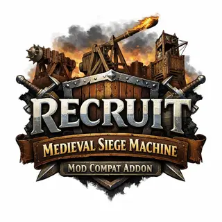 Recruits-Medieval Siege Machine mod compat addon