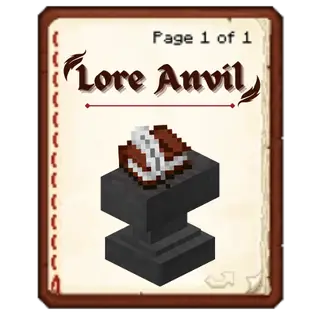Custom Lore Anvil