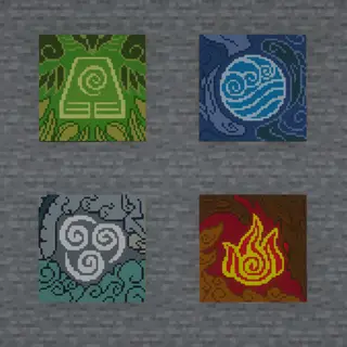 Avatar Elemental Paintings