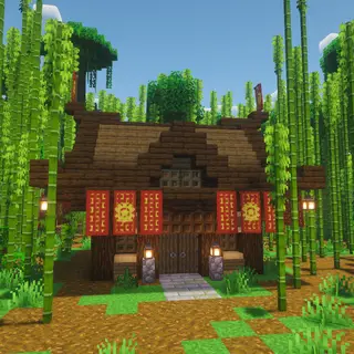 Bamboo Jungle Survival House