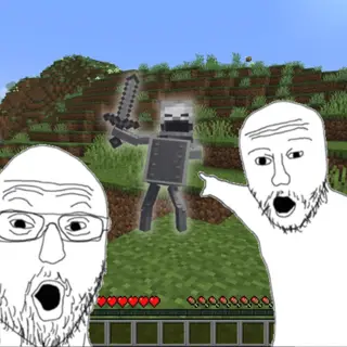Skeleton Banging Shield Jumpscare [Horror]