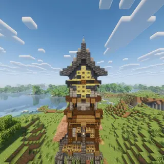 WORKING Villager Windmill