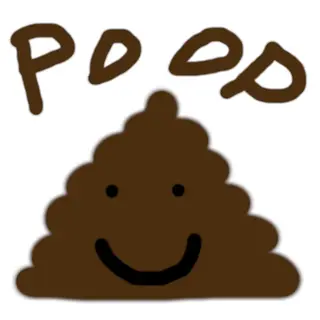 Throwable poop