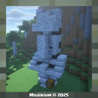 Moai Diorite Statue