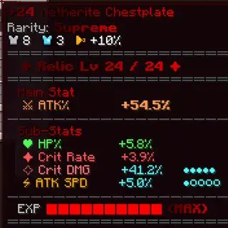 Sol's Relic System (Crit System, Stats, and more.)
